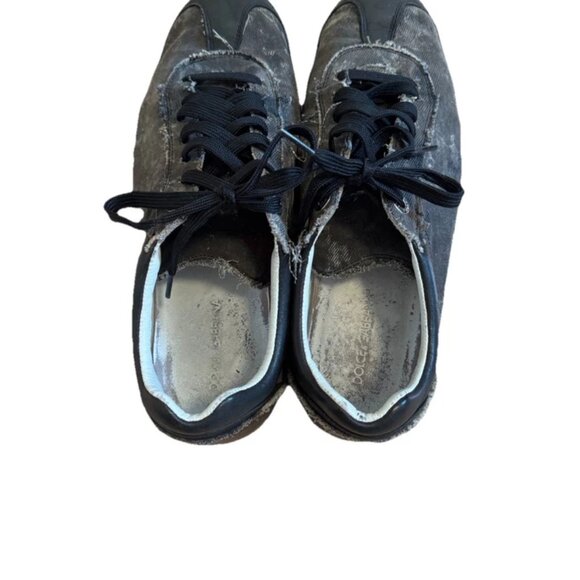 Dolce & Gabbana Men's low Sneakers Cotton Leather US Sz. 9 - Picture 5 of 9